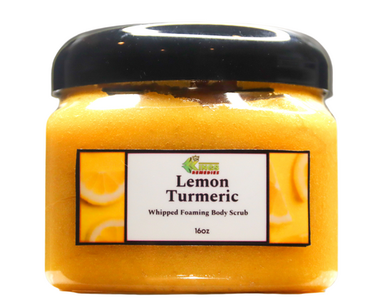 LEMON TURMERIC WHIPPED FOAMING BODY SCRUB