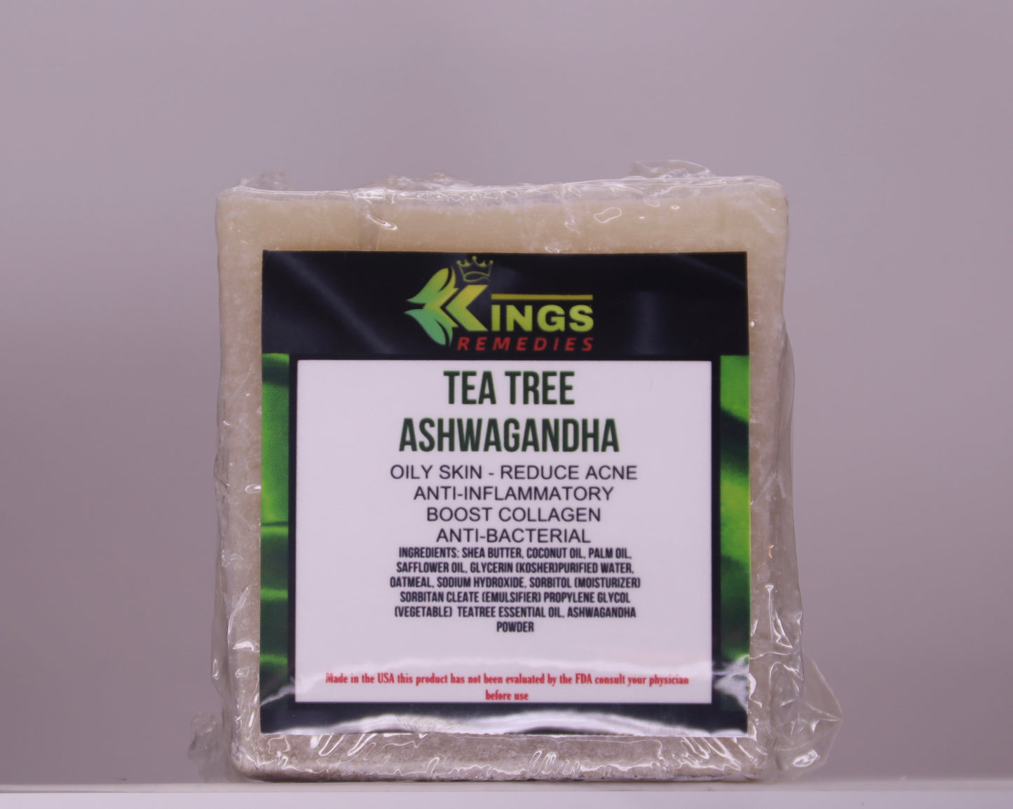 TEA TREE & ASHWAGANDHA HERBAL SOAP