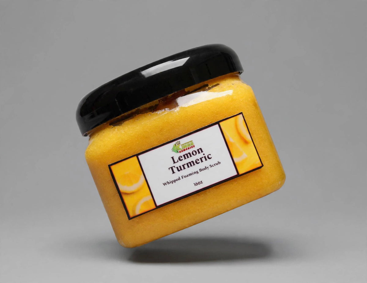 LEMON TURMERIC WHIPPED FOAMING BODY SCRUB