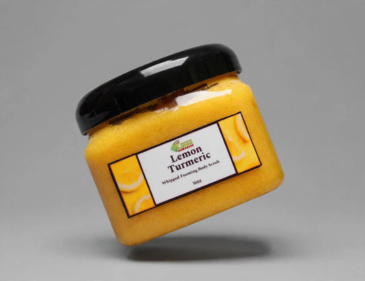 LEMON TURMERIC WHIPPED FOAMING BODY SCRUB